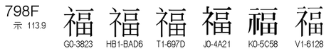 U+798F